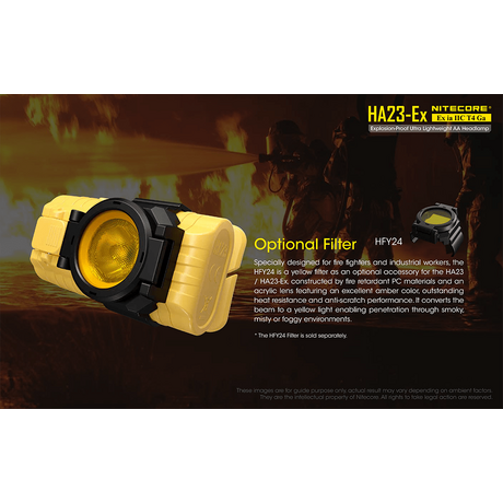 Φακός Κεφαλής Led Nitecore Headlamp HA23-EX, Explosion Proof