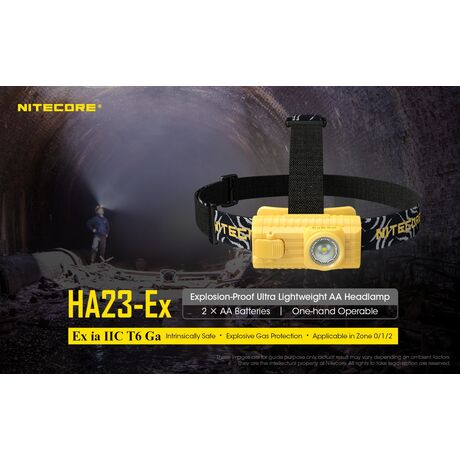 Φακός Κεφαλής Led Nitecore Headlamp HA23-EX, Explosion Proof