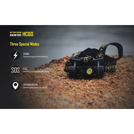 Φακός Κεφαλής Led Nitecore Headlamp HC60