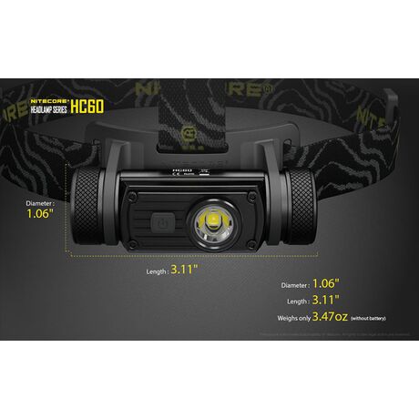 Φακός Κεφαλής Led Nitecore Headlamp HC60