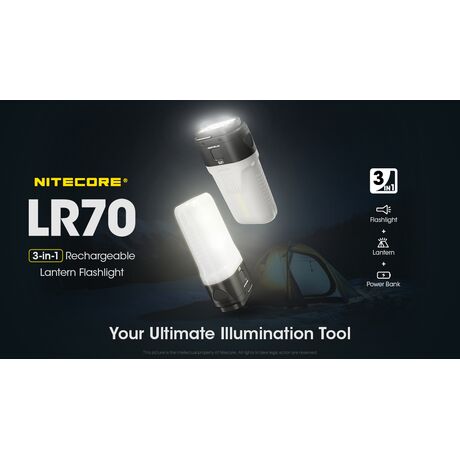 ΦΑΚΟΣ LED NITECORE L series LR70, 3-in-1