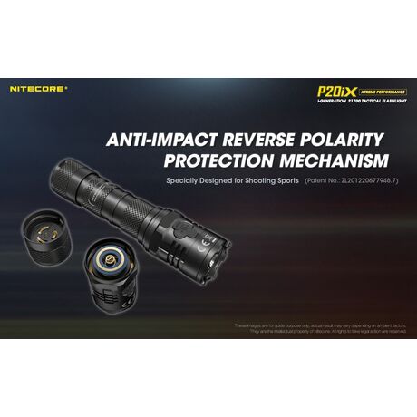 ΦΑΚΟΣ LED NITECORE PRECISE P20ix, Tactical, Strobe Ready