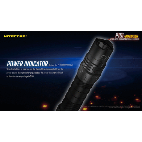 ΦΑΚΟΣ LED NITECORE PRECISE P10i, Tactical, Strobe Ready