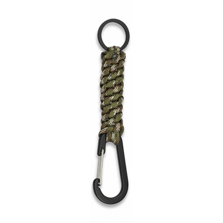ΜΠΡΕΛΟΚ Albainox Snap hook with paracord and ring. CAMO, 33947-CP
