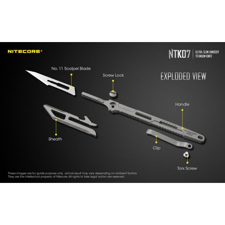 Titanium Utility Knife - NTK07