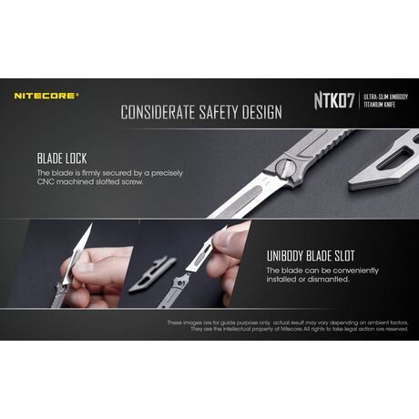Titanium Utility Knife - NTK07