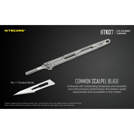 Titanium Utility Knife - NTK07