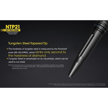 Tactical Pen NITECORE NTP21, Multifanctional