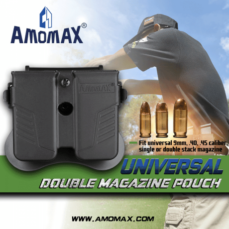 ΘΗΚΗ ΓΕΜΙΣΤΗΡΩΝ AMOMAX, Universal 9mm, .40, .45 Caliber, Single or Double Stack Magazines