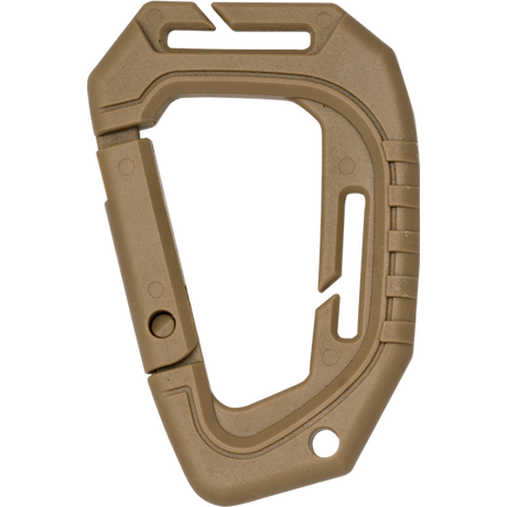 Κρίκος Carabiner Albainox συνθετικός Coyote