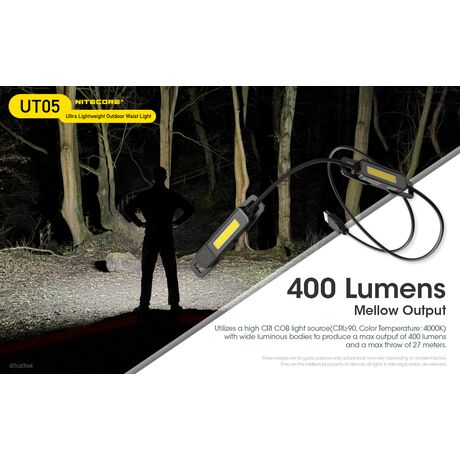 ΦΑΚΟΣ LED NITECORE HEADLAMP UT05, 400 Lumens
