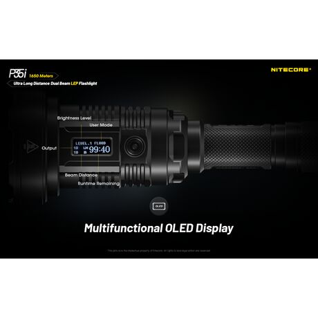 ΦΑΚΟΣ LED NITECORE PRECISE P35i