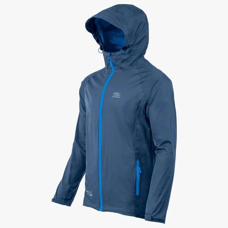 Αδιάβροχο Tζάκετ  Stow  & Go Navy XS Highlander Κωδ. HIG-168 Μπλέ Σκούρο