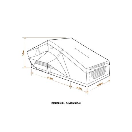 Σκηνή οροφής αυτοκινήτου OZTRAIL BIRDSVILLE Kωδ. 1400