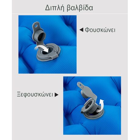 Στρώμα Φουσκωτό 185 x 55 x 5cm Salty Tribe Ciconians Με pump bag Κωδ. TRI-050