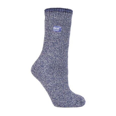 H.H. LADIES HEAT HOLDERS WOOL SOCKS - POPPY WINE 3174