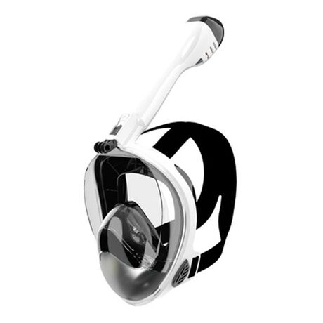 ΜΑΣΚΑ FULLFACE CRYSTAL COLOR BOX ΑΣΠΡΟ-ΜΠΛΕ S/M