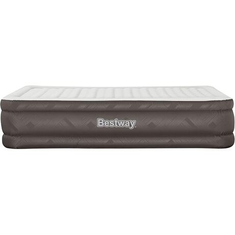 BESTWAY Premium Fortech Queen 203x152x46cm Twin Built-in AC pump, Φουσκωτό Στρώμα Ύπνου Διπλό με Εσωτερική Τρόμπα, 69050