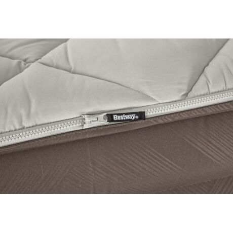 BESTWAY Fortech Duvet Queen 203x152x51 cm Twin Built-in AC pump, Φουσκωτό Στρώμα Ύπνου Διπλό με Εσωτερική Τρόμπα, 69145