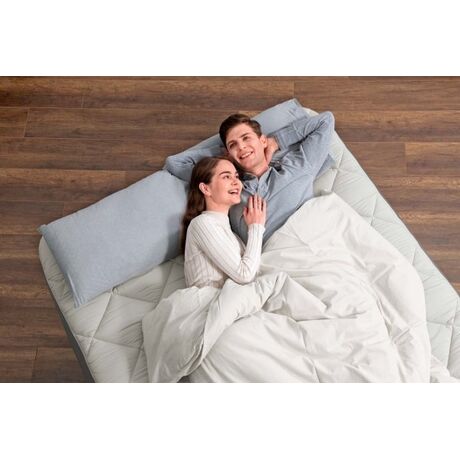 BESTWAY Fortech Duvet Queen 203x152x51 cm Twin Built-in AC pump, Φουσκωτό Στρώμα Ύπνου Διπλό με Εσωτερική Τρόμπα, 69145