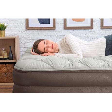 BESTWAY Fortech Duvet Queen 203x152x51 cm Twin Built-in AC pump, Φουσκωτό Στρώμα Ύπνου Διπλό με Εσωτερική Τρόμπα, 69145