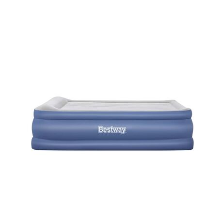 BESTWAY TriTech Quenn 203x152x56cm Twin Built-in AC pump, Φουσκωτό Στρώμα Ύπνου Διπλό με Εσωτερική Τρόμπα, 67614