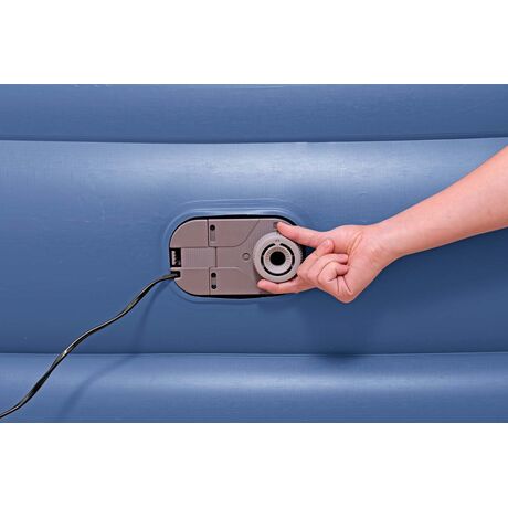 BESTWAY TriTech Quenn 203x152x56cm Twin Built-in AC pump, Φουσκωτό Στρώμα Ύπνου Διπλό με Εσωτερική Τρόμπα, 67614