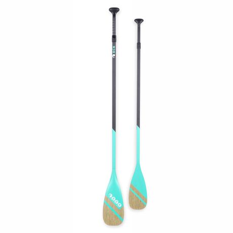 Κουπί SUP ρυθμιζόμενο 160-215cm Full Carbon με Bamboo λεπίδα – Silica SCK