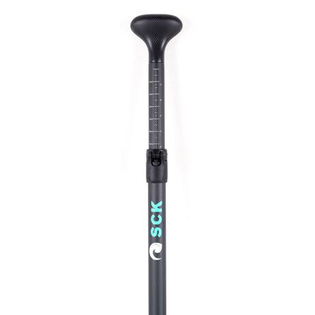 Κουπί SUP ρυθμιζόμενο 160-215cm Full Carbon με Bamboo λεπίδα – Silica SCK