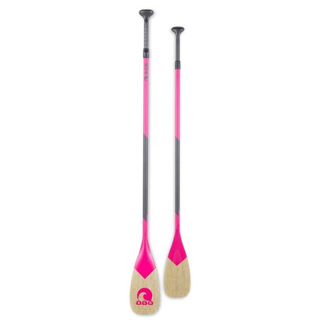 Κουπί SUP ρυθμιζόμενο 160-215cm Full Carbon με Bamboo λεπίδα – Ruby SCK