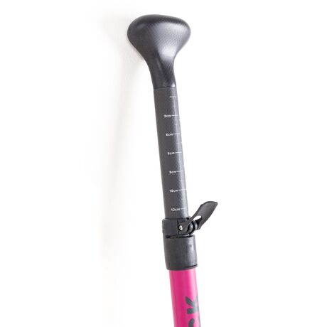 Κουπί SUP ρυθμιζόμενο 160-215cm Full Carbon με Bamboo λεπίδα – Ruby SCK