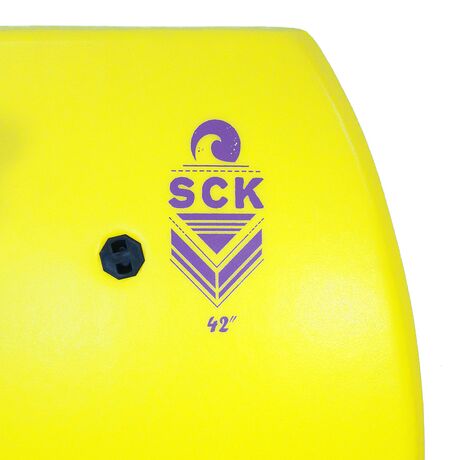 Bodyboard 42” με leash καρπού κίτρινο