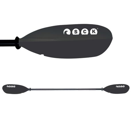 Κουπί καγιάκ σπαστό σε 2 μέρη 220cm Αλουμίνιο Μαύρο SCK