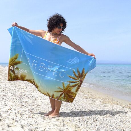 Πετσέτα από μικροΐνες Φοίνικες 80x160 - Aropec