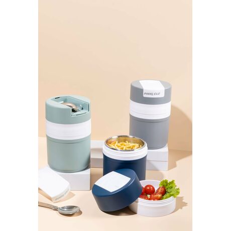 POGO 600ml - Θερμός - Δοχείο φαγητού ΓΚΡΙ