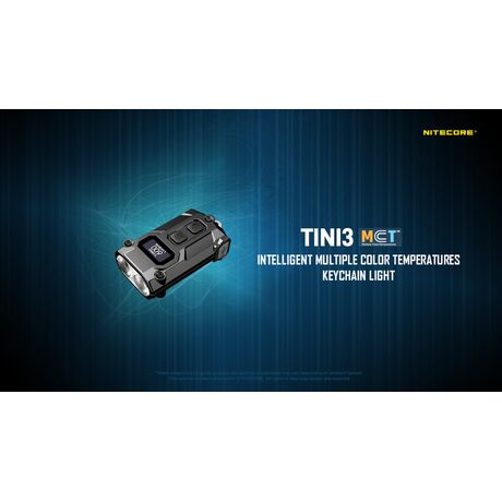 ΦΑΚΟΣ LED NITECORE TINI 3, Black