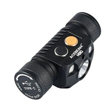 Φακός κεφαλής Acebeam H30 R+UV 6500K +Battery