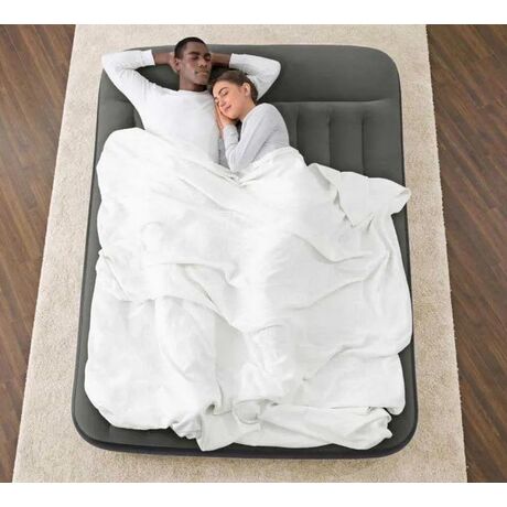 BESTWAY Airbed Queen Built-In DC Pump 2.03x1.52x30cm, Φουσκωτό Στρώμα Ύπνου Διπλό με Εσωτερική Τρόμπα, 67930