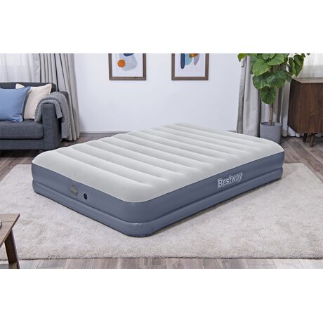 BESTWAY Airbed Queen Built-In DC Pump 2.03x1.52x36cm, Φουσκωτό Στρώμα Ύπνου Διπλό με Εσωτερική Τρόμπα, 6716T