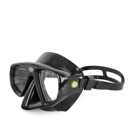 Μάσκα Θαλάσσης Salvas Heritage Black Silicone band 52214