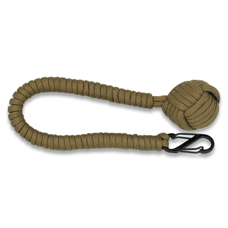 ΜΠΡΕΛΟΚ PARACORD Albainox, Monkey Fist, 31cm -Coyote