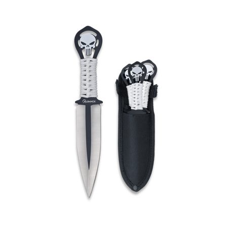 ΜΑΧΑΙΡΙ ALBAINOX  Set 3 Skull throwers. Blade 9.5 cm, 32453