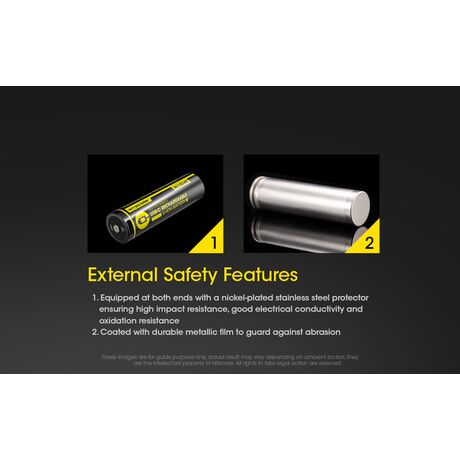 ΜΠΑΤΑΡΙΑ NITECORE 18650 / 3400mAh/USB-C