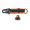 ΜΠΡΕΛΟΚ PARACORD Albainox, Barbaric, με πυρόλυθο, Orange-Black