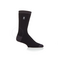 H.H. MENS SOCKS ULTRA LITE HEEL BLACK 6654