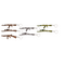 ΜΠΡΕΛΟΚ Albainox Assorted colours weapons key-rings, 16244