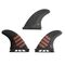 Φινάκια για surf FUTURES Thruster Fin Set F4 Alpha